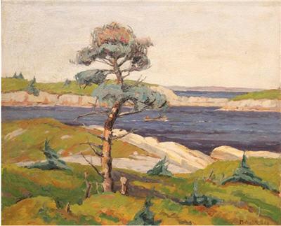 NEW ENGLAND COASTAL SCENE